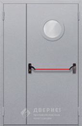 Противопожарная дверь EIS 30 со стеклом - фото