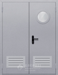 Дверь противопожарная двупольная