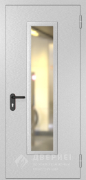 Одностворчатая огнестойкая дверь с выпадающим порогом №4 - фото