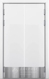 Маятниковая противопожарная дверь двупольная №4