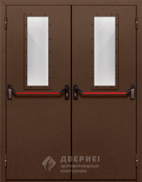 Огнеупорная дверь для офиса с антипаникой - фото